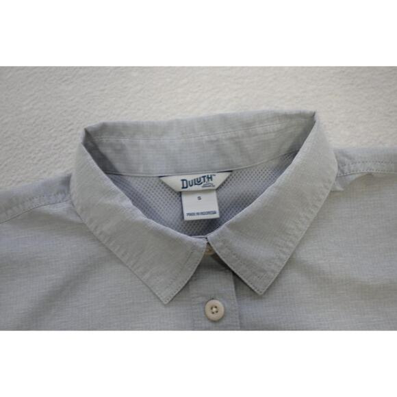 Duluth Trading Co. Vented Fishing Shirt Long Sleeve Camp Work Womens Small - Picture 6 of 7
